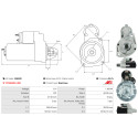 Motor de arranque MERCEDES-BENZ S-CLASS (W222, V222, X222)_1