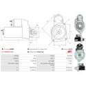 Motor de arranque John Deere Z-Trak Z840A_1