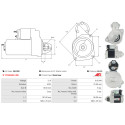 Motor de arranque John Deere X475_1